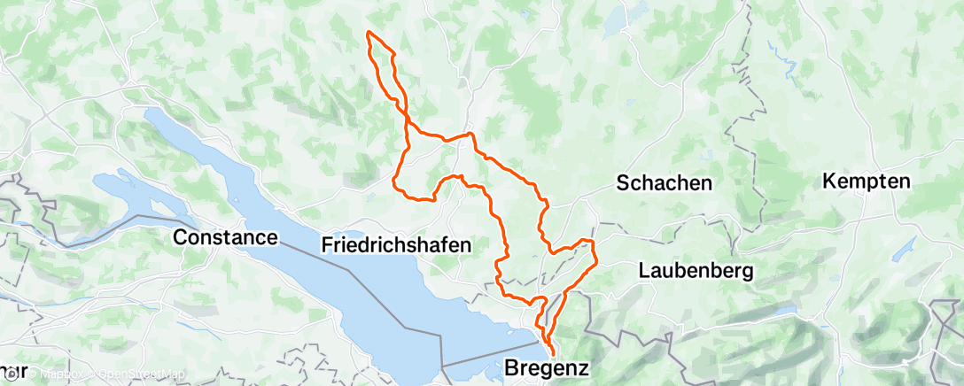 Mapa de la actividad (Lunch Ride)