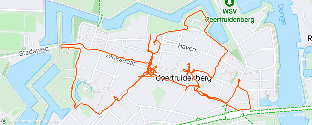 Map of the activity, Geertruidenberg