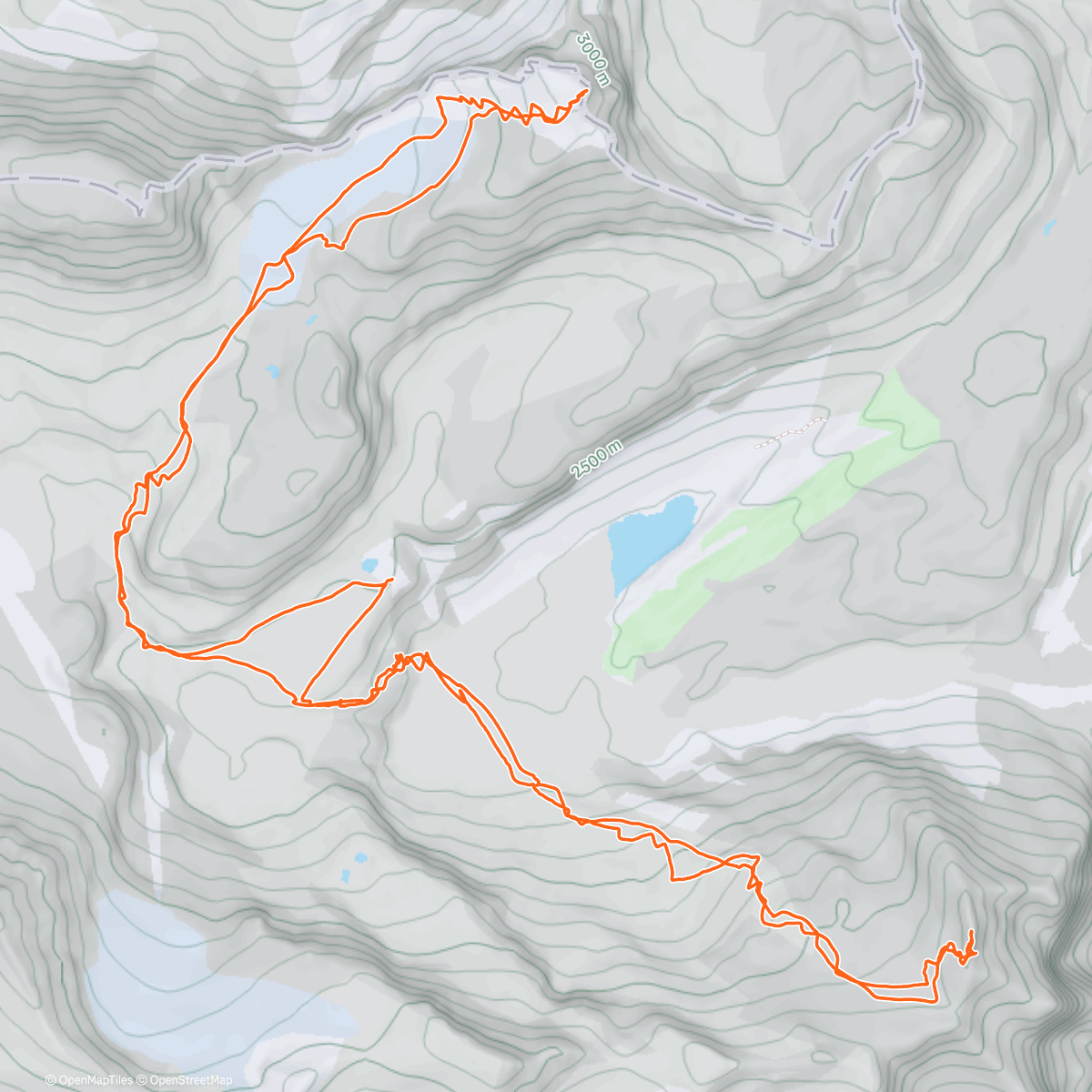Map of the activity, Lämmerenhütte - Stäghore - Daubenhorn