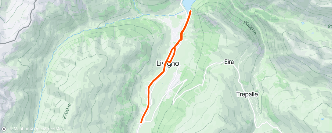 Map of the activity, Livigno - Latteria