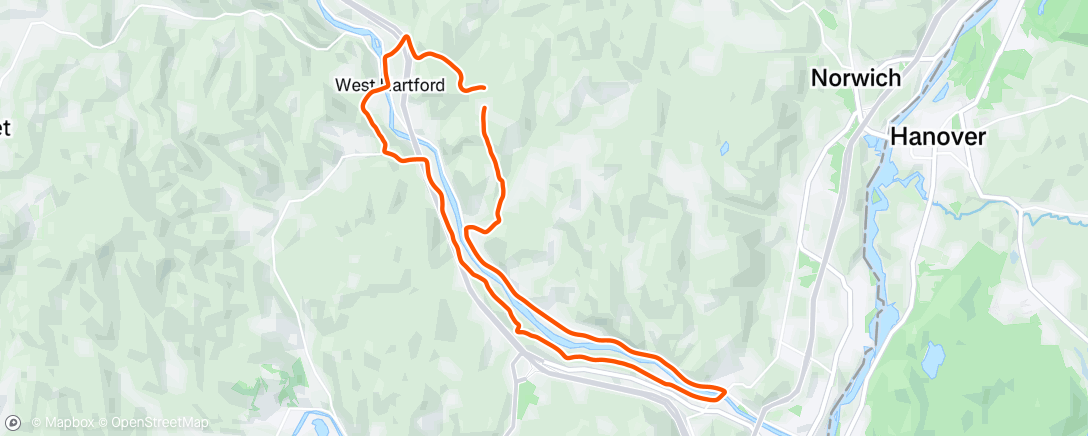 Map of the activity, Morning Ride