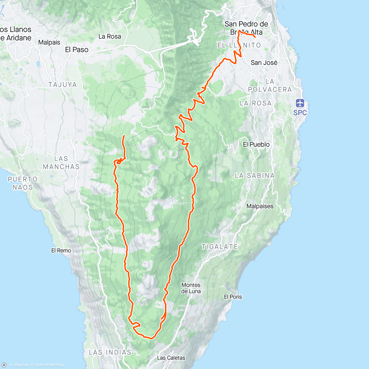 Map of the activity, Gravel Ground - Etapa 4