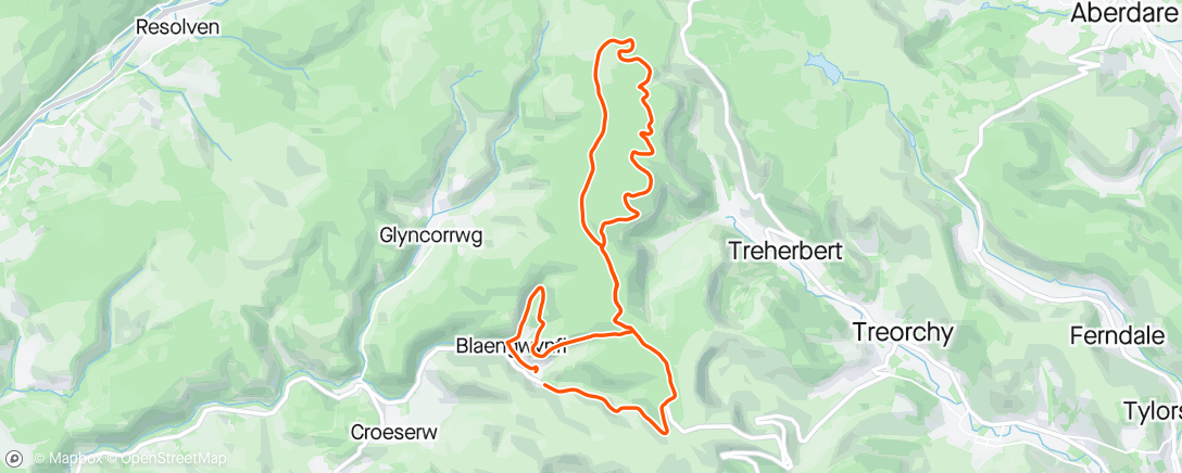 Map of the activity, Afternoon Ride - Short n Sweet !