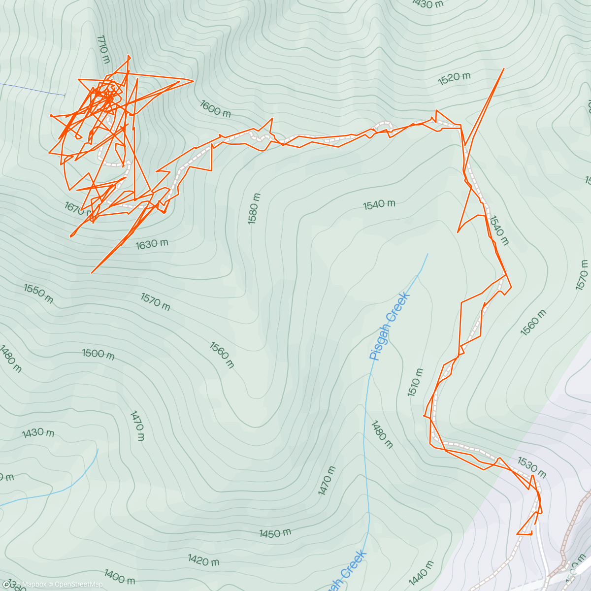 Map of the activity, Best hike of my life!