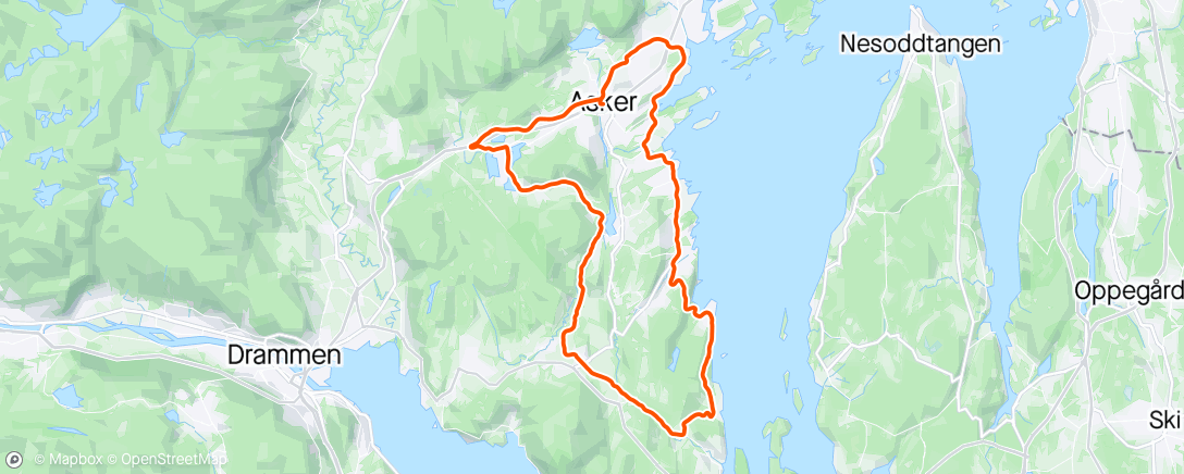 Map of the activity, Årets jomfrutur 😏