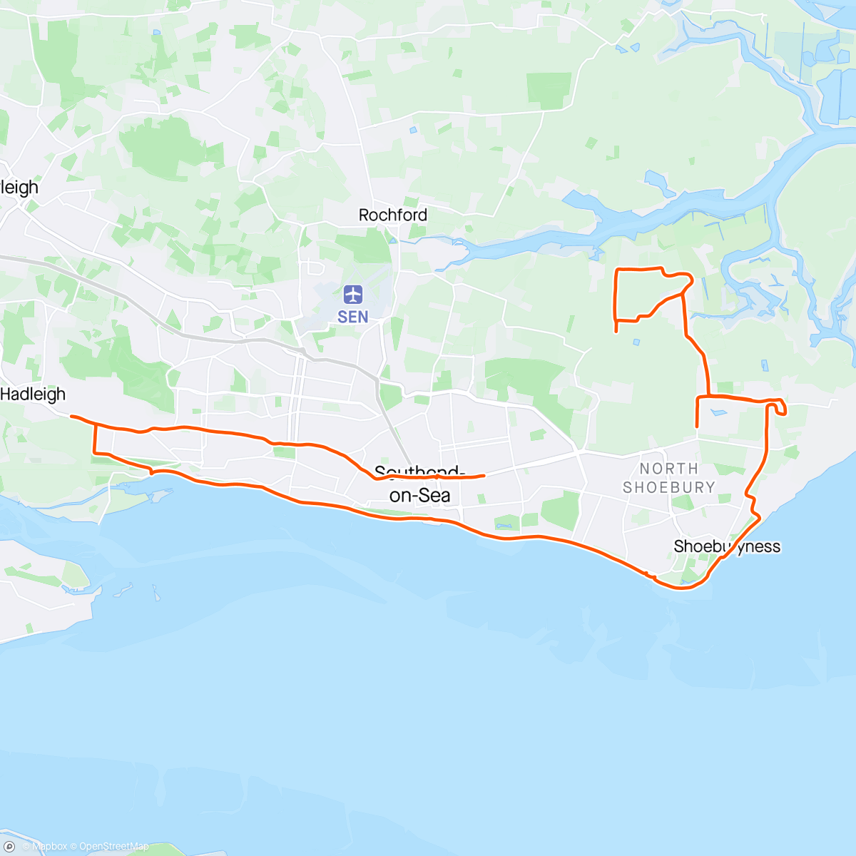 Map of the activity, Marathon 23/36 ✔️