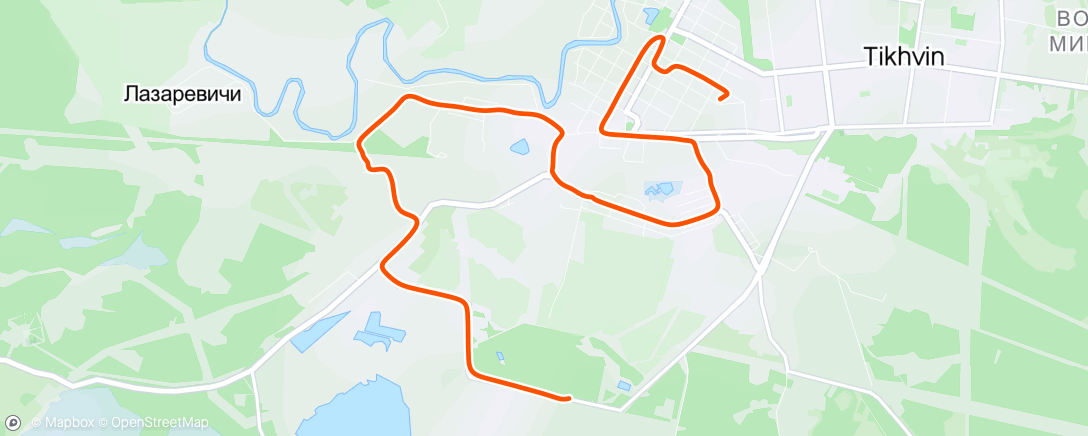 Map of the activity, Дневной велозаезд ⛅
