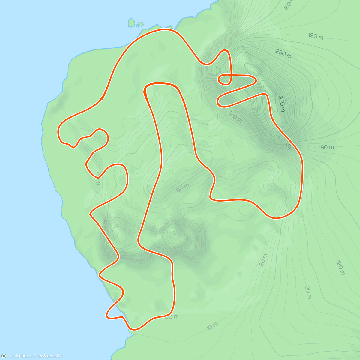 Map of the activity, Zwift - GG's Z2 in Watopia