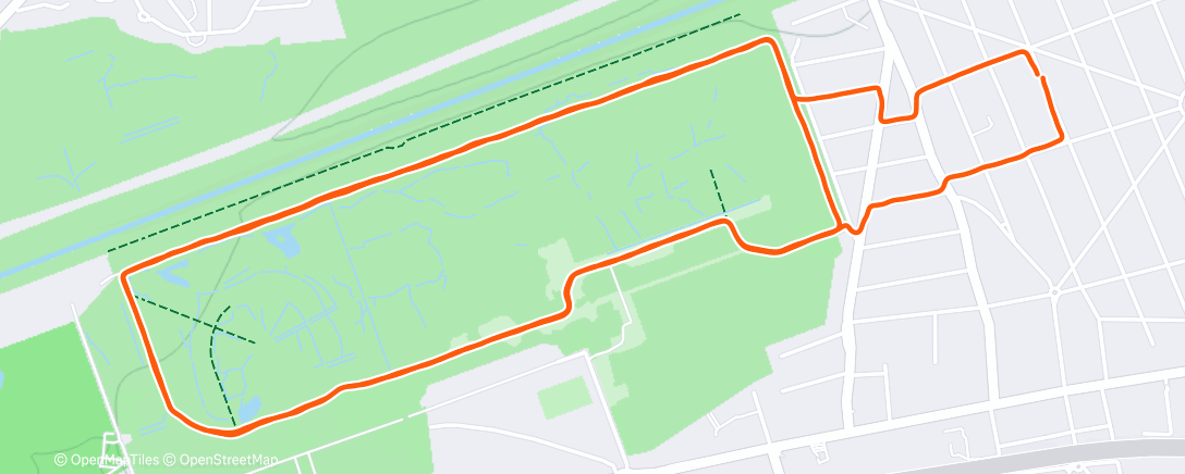 Map of the activity, Zéro degré pour que du kiffeasyjog 🌞