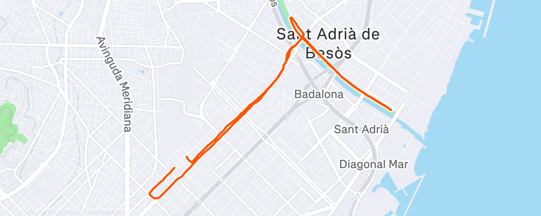 Map of the activity, Rodaje