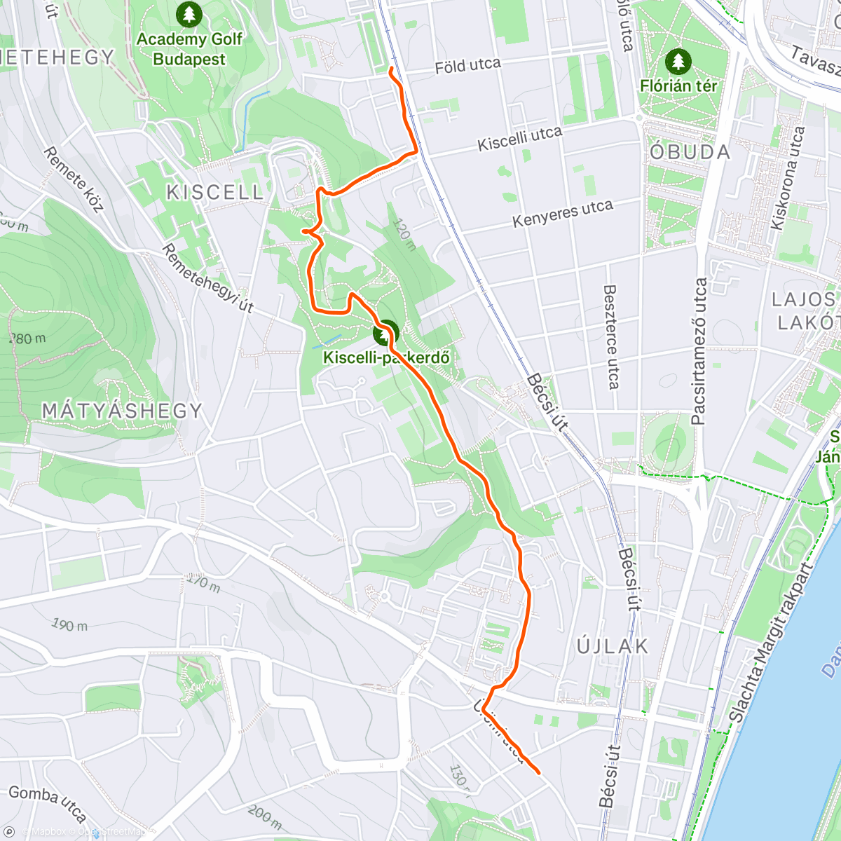 Map of the activity, Kölökkel regeneráló Országlilizésekbe'