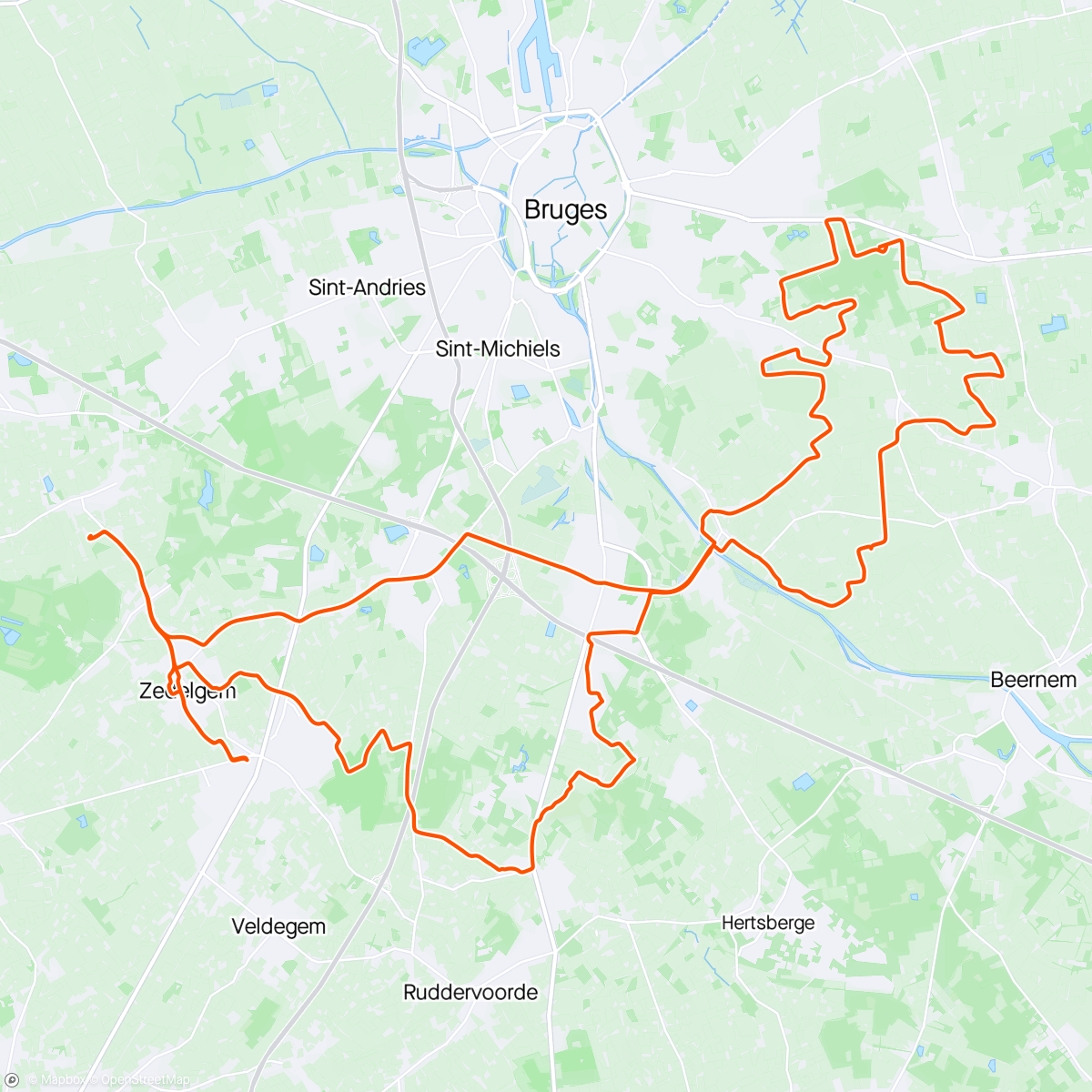 Map of the activity, Vive Les Filles naar Sijsele
Pittige tocht met mooie wegels, regen, zon en heel veel wind💨