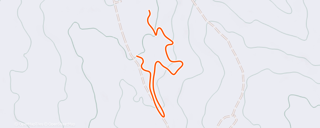 Map of the activity, Северный лыжный заезд (после обеда)