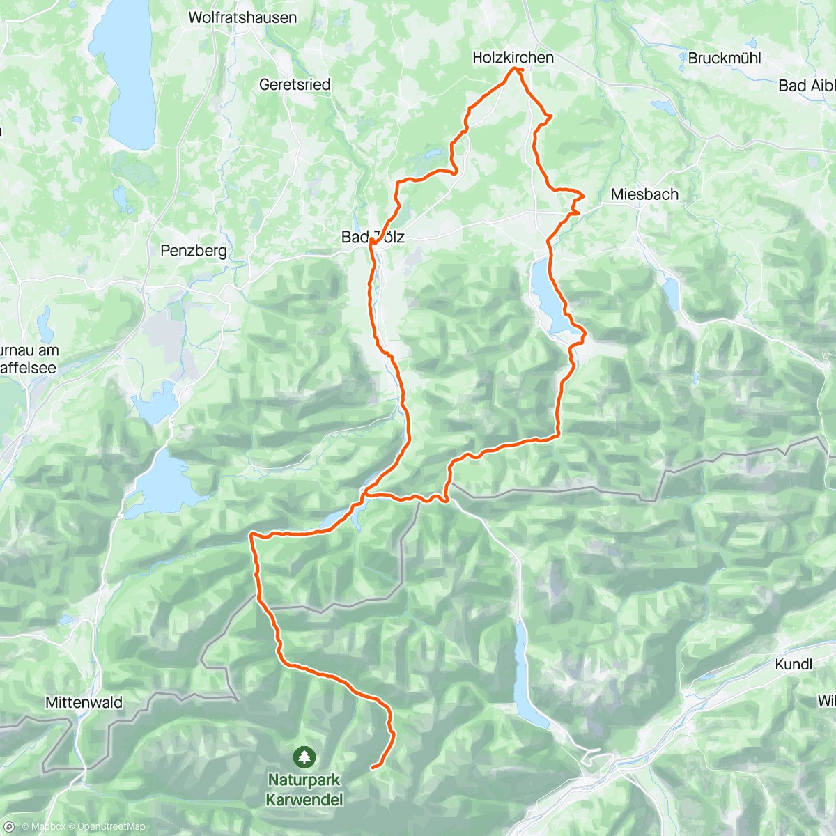 Map of the activity, Fahrt am Morgen zur Eng-Alm mit Michi B.