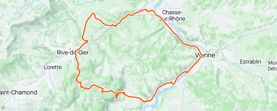 Map of the activity, Le Col de Grenouze