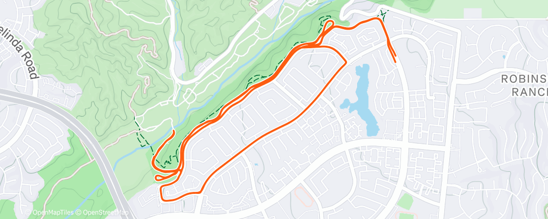 Map of the activity, Afternoon Ride