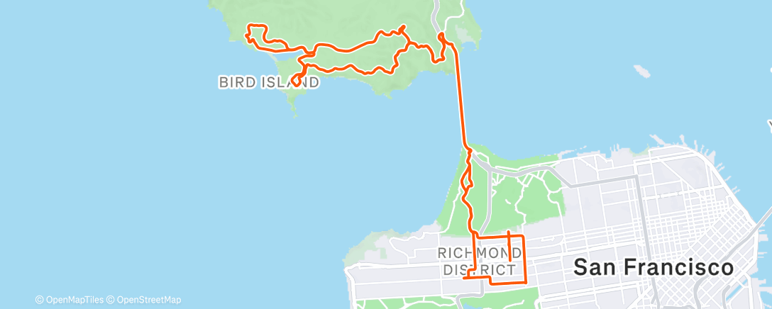 Map of the activity, Morning Ride