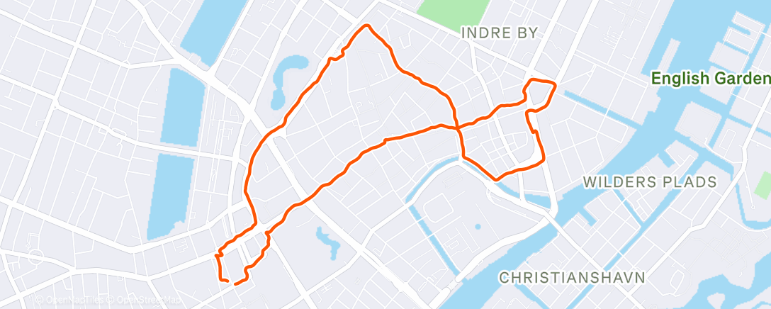 Map of the activity, Kunne godt blive tricky at komme hjem i dag