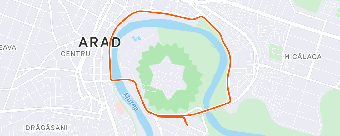 Карта физической активности (Evening Walk)