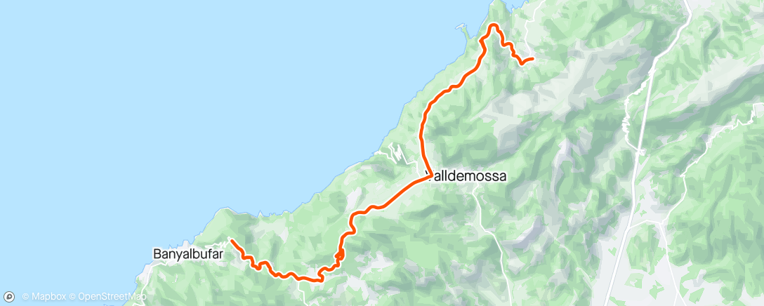 Map of the activity, Ebike from Belmond