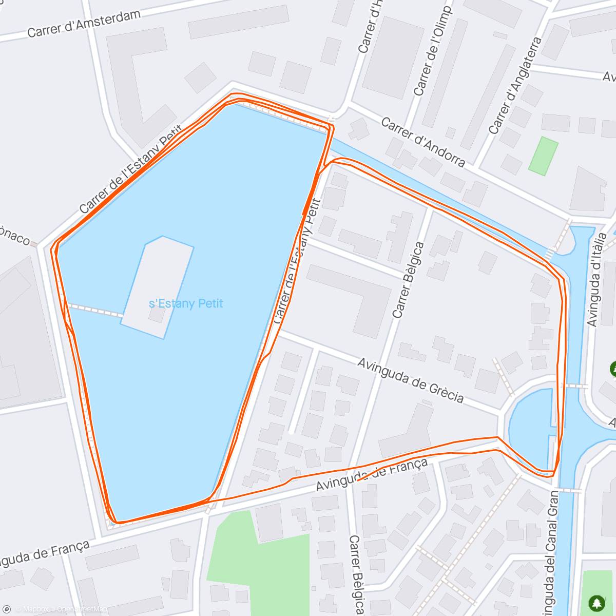 Kaart van de activiteit “Evening Run”