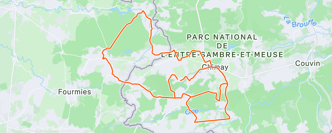 Карта физической активности (Cyclisme)