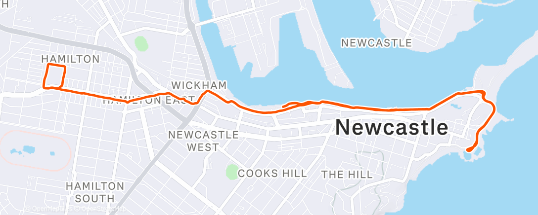 Carte de l'activité Morning Run