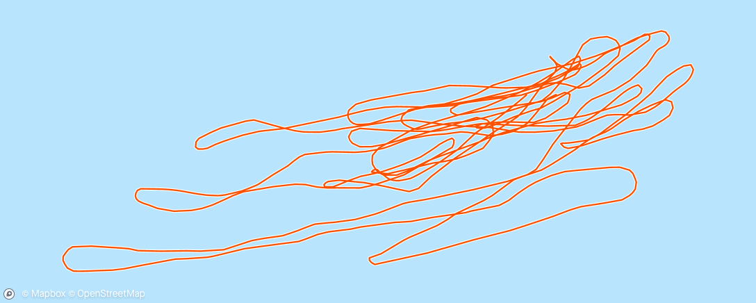 Map of the activity, Sessione di windsurf all’ora di pranzo