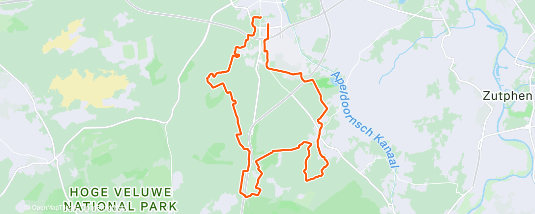 Карта физической активности (Grauw en grijs is ook mooi.)