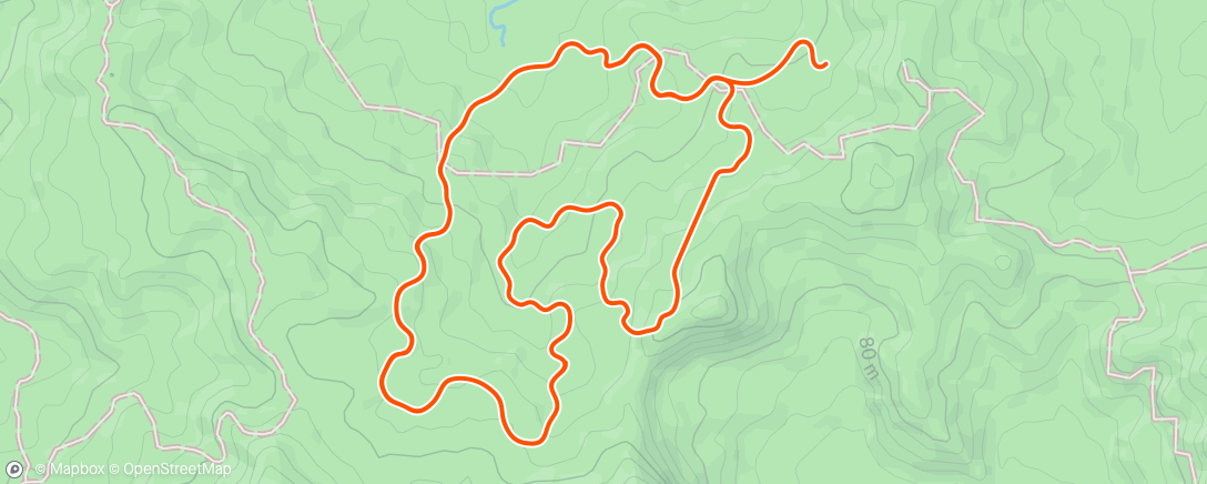 Map of the activity, Zwift - Neuromuscular Retraining in Watopia