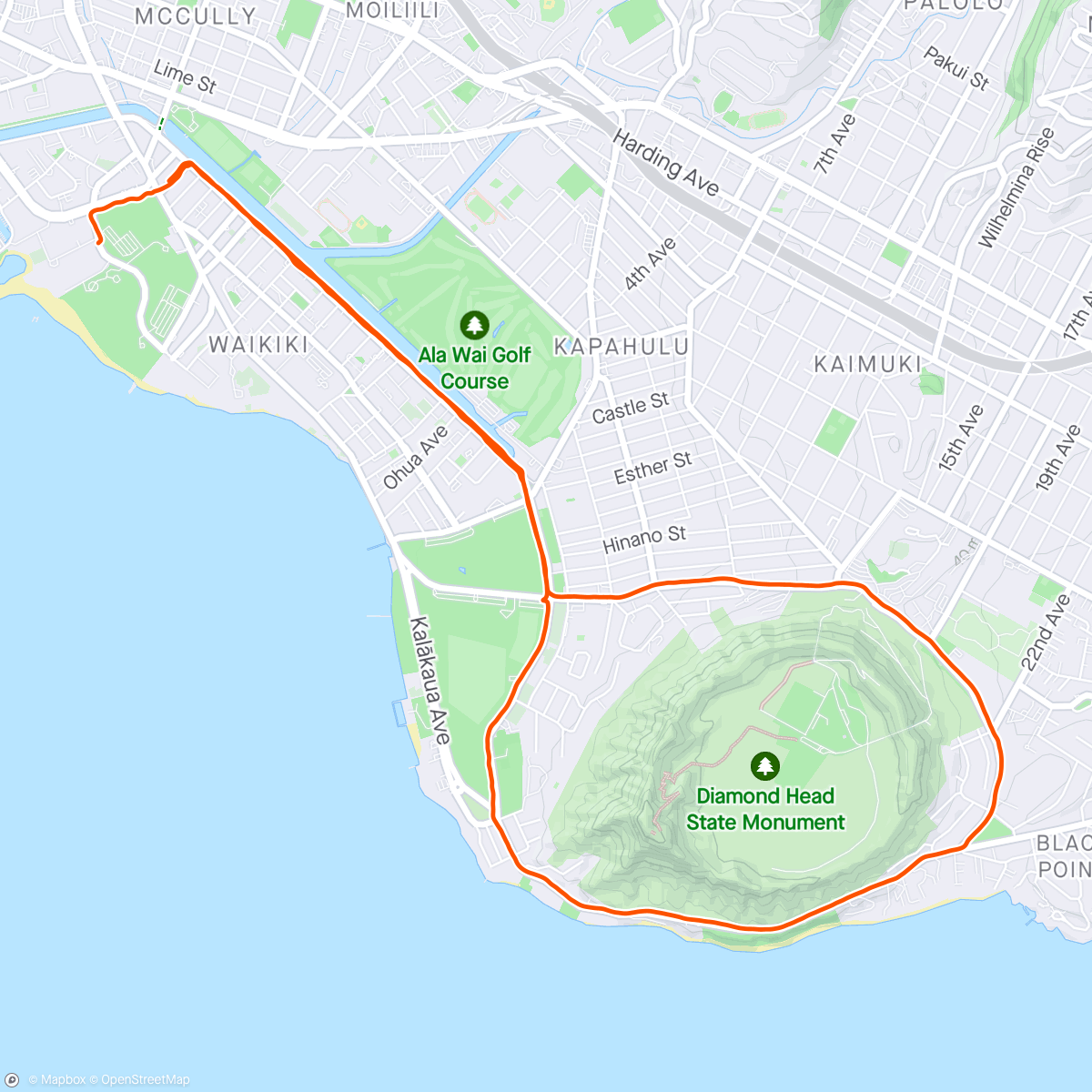 Map of the activity, Double Rainbow Day