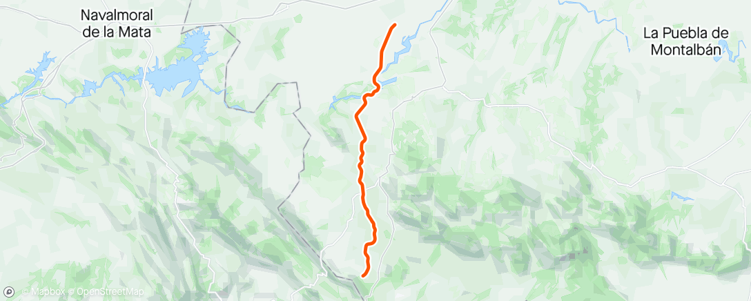 Map of the activity, Vía verde 💚🌿