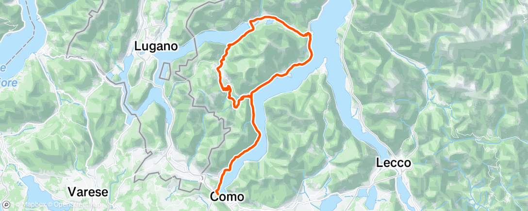 Map of the activity, Training with Hanna 🇸🇪 before the Traka