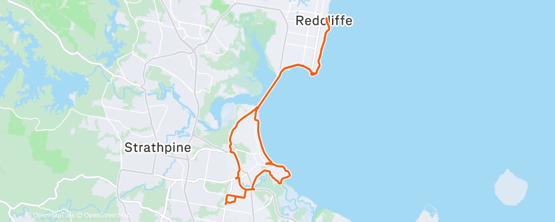 Карта физической активности (Morning Ride)