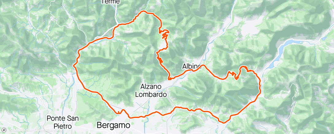 Map of the activity, Gimondi Corto