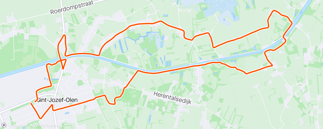 Map of the activity, 4 x 1km 🌞