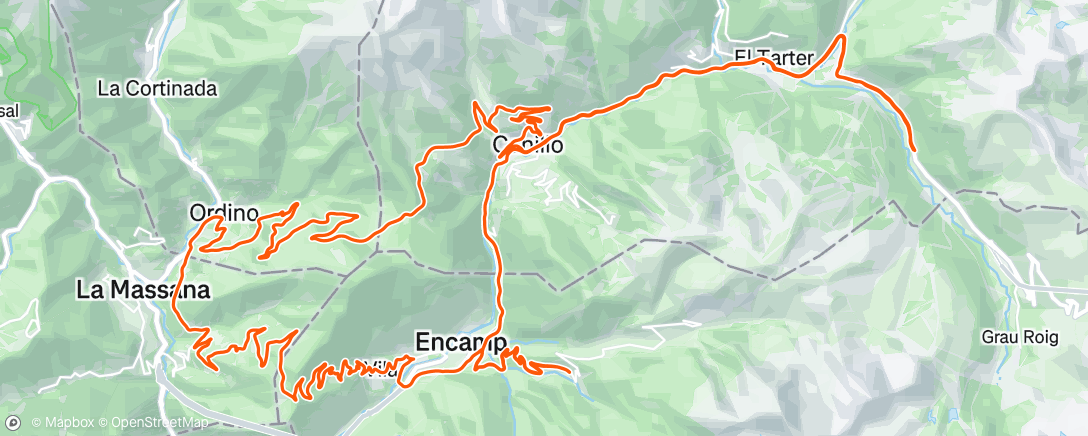 Map of the activity, Morning Ride