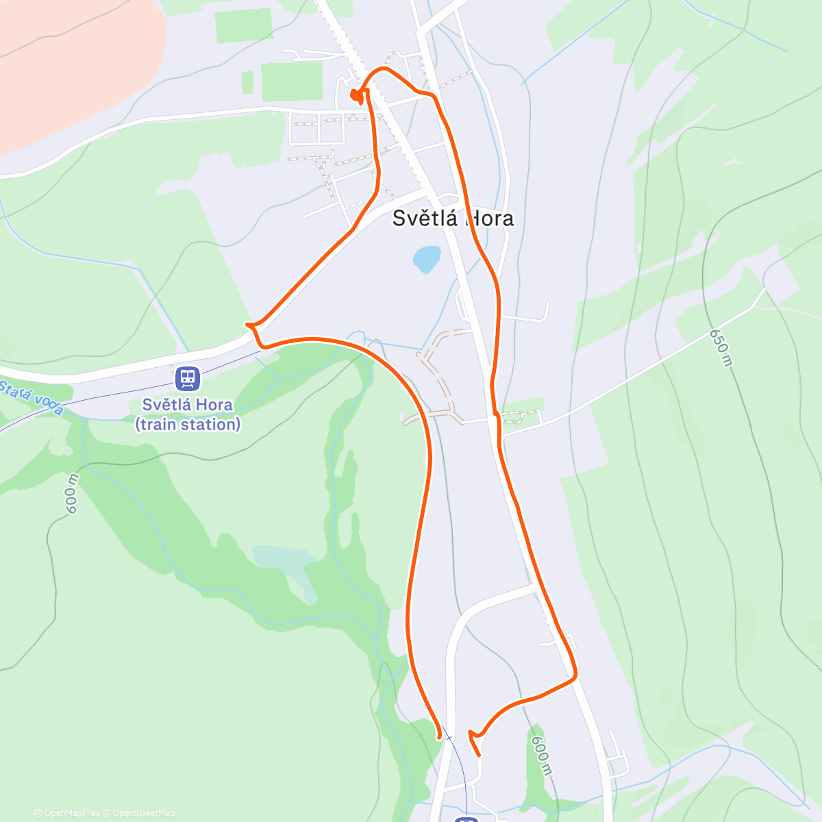 Map of the activity, 241224 pro griotku, ancovicky, harrisu, trochu promrznout a na vanocku s kakajem do tepla