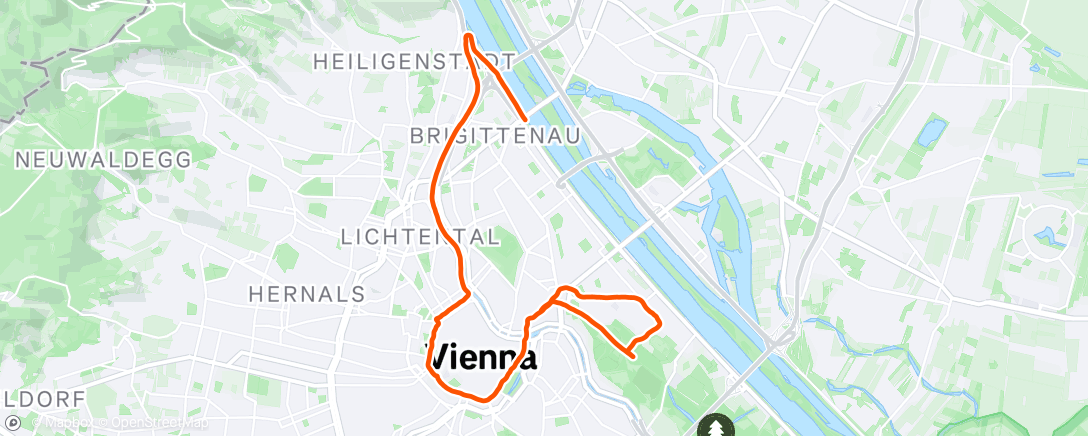 Map of the activity, Afternoon Ride