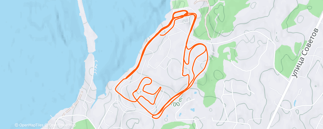 Карта физической активности (Внетрассовое катание на лыжах (утро))