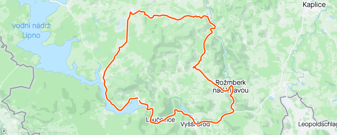 「Laatste rit in Tsjechië」活動的地圖