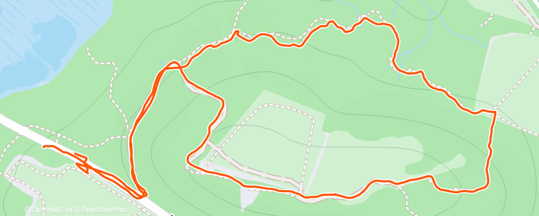 Карта физической активности (Old Town Hill hike)