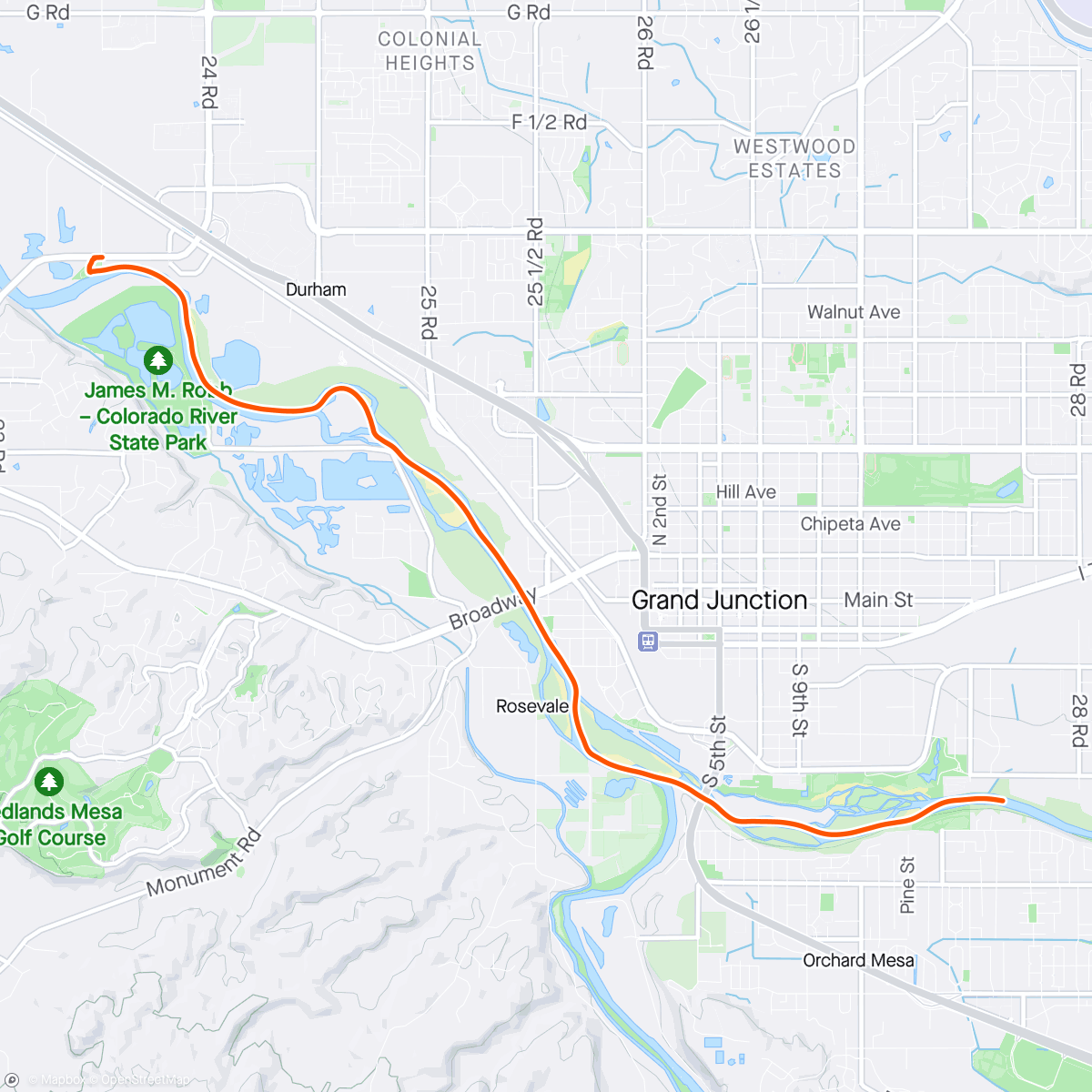 Map of the activity, River float🛶