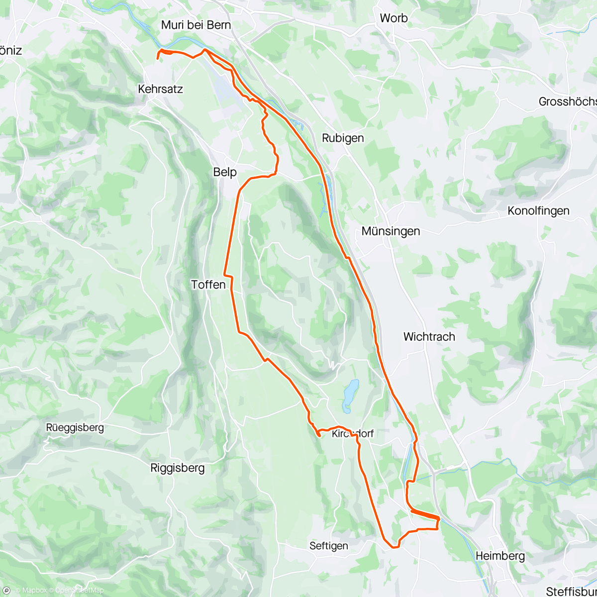 Map of the activity, guter tag
