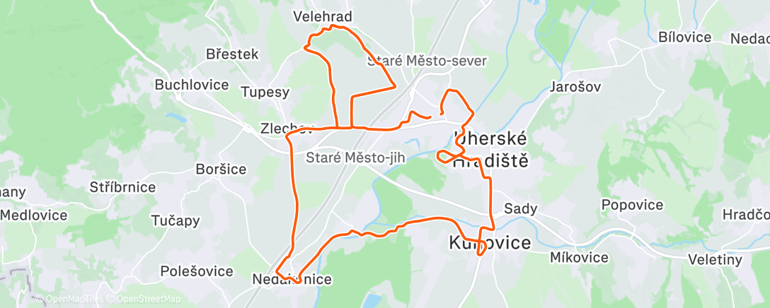 Карта физической активности (Morning Ride)