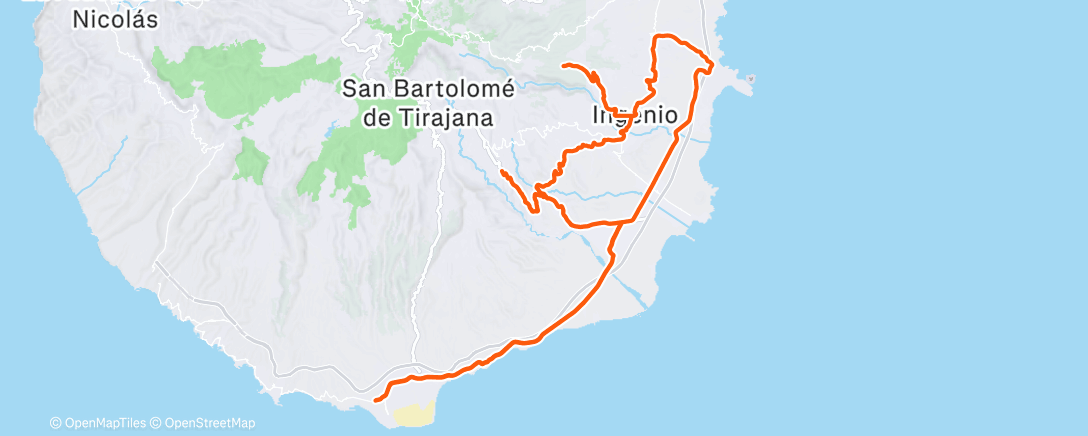 Peta aktivitas, Pedalata mattutina