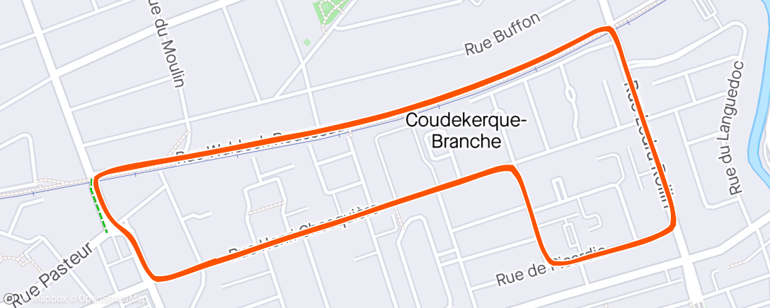 「COUDEKERQUE BRANCHE – GP Jacques ANDRIES PIERRE EVERAERT」活動的地圖