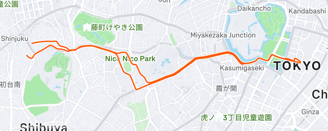 Map of the activity, Morning Ride