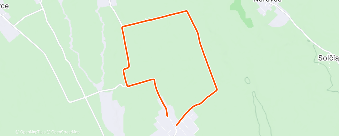 Map of the activity, Prehodnotil som to ze jazdu ukoncim skôr čo bolo bahna