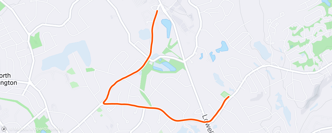 Map of the activity, Afternoon Ride